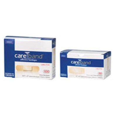 Bandage Strips Fabric Careband 3/4x3" Flexible Sheer/Flesh LF 1200/Ca - Surgical Supplies NY